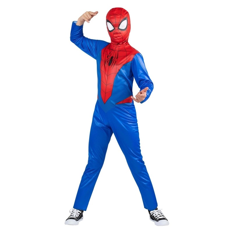 Classic Spider-Man Value Costume for Kids, Marvel, Jumpsuit and Mask S