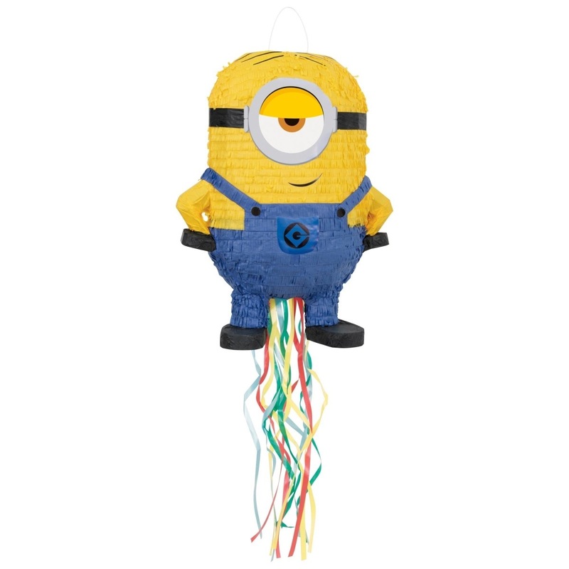 Despicable Me 4 Minions Shaped Piata, 21 x 12 Inches, 1 Count