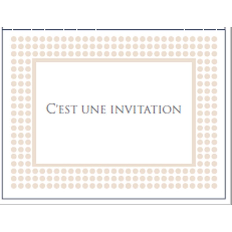 General Formal Invitation Cards, 10 Count