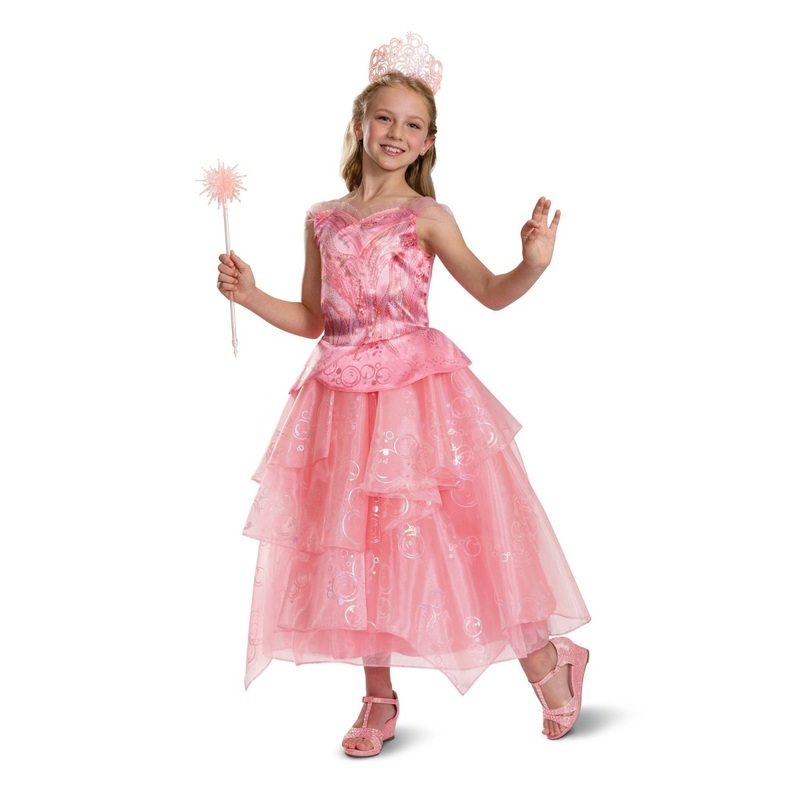 Wicked Glinda Deluxe Costume for Kids, Pink Dress S