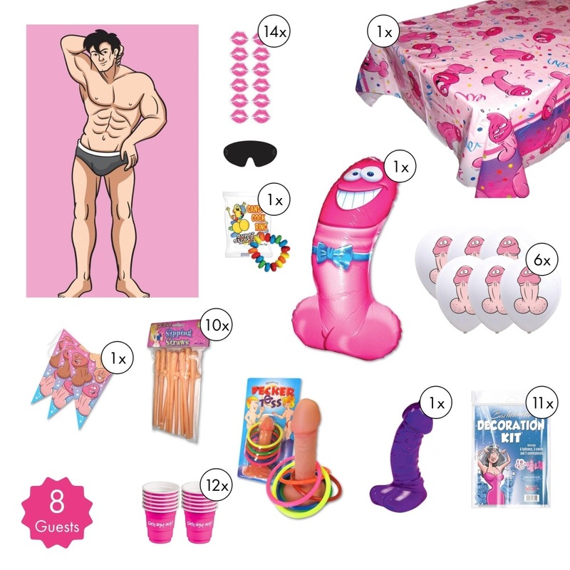 Wild Bachelorette Party Supplies Kit