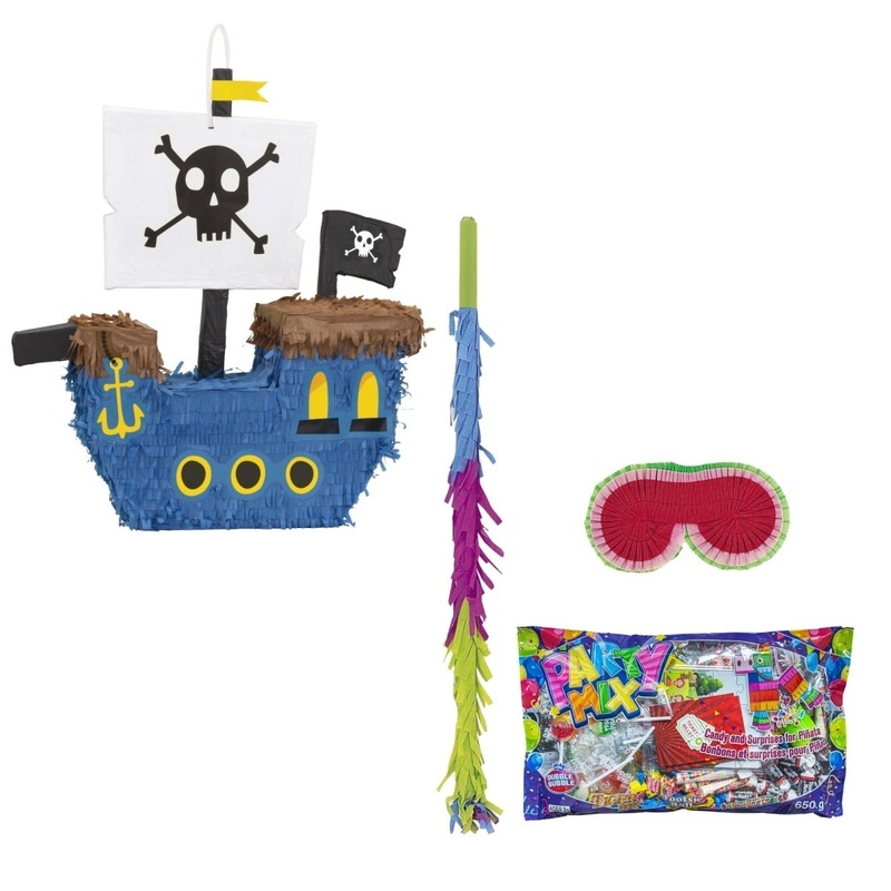 Ahoy Pirate Piata Birthday Party Kit