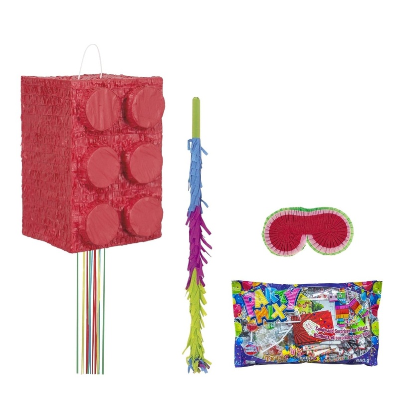 Block Party Piata Birthday Party Kit