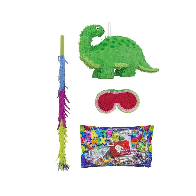Blue and Green Dinosaurs Assorted Piata Birthday Party Kit