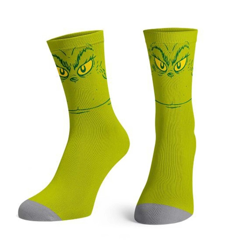 The Grinch Face Crew Socks for Adult, 1 Pair