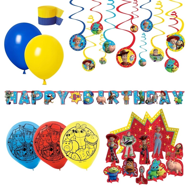 Toy Story Basic Decoration Party Supplies Kit, 8 Guests