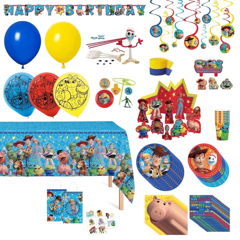 Toy Story Ultimate Birthday Party Supplies Kit, 8 Guests