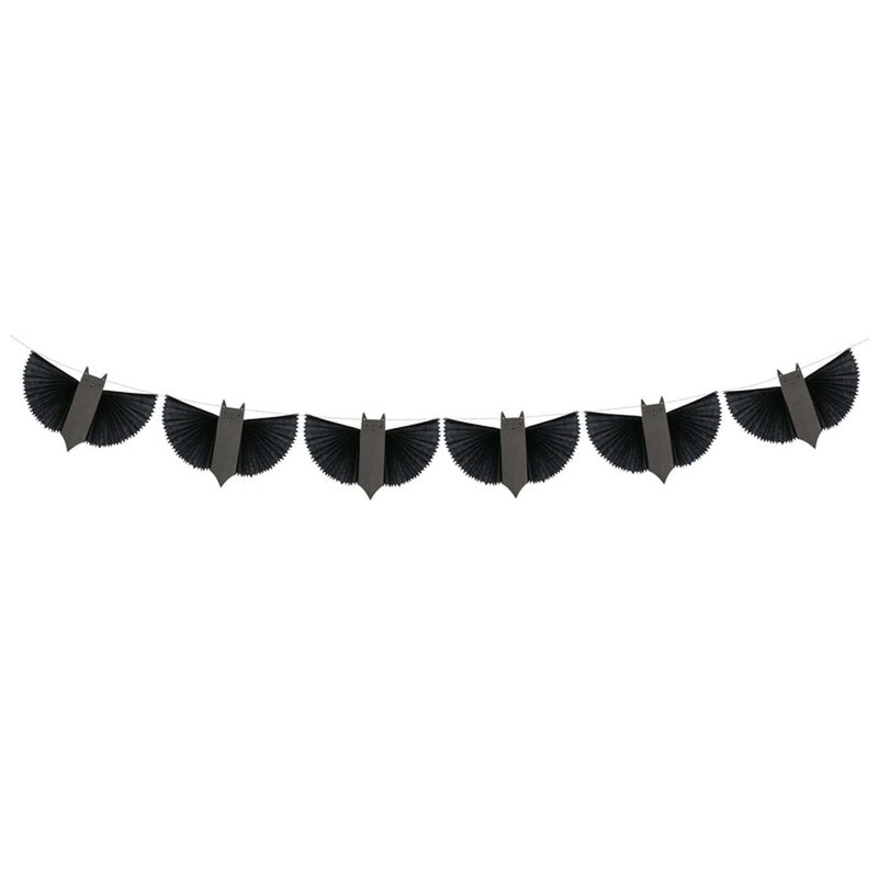Bat Paper Garland, 72 Inches, 1 Count