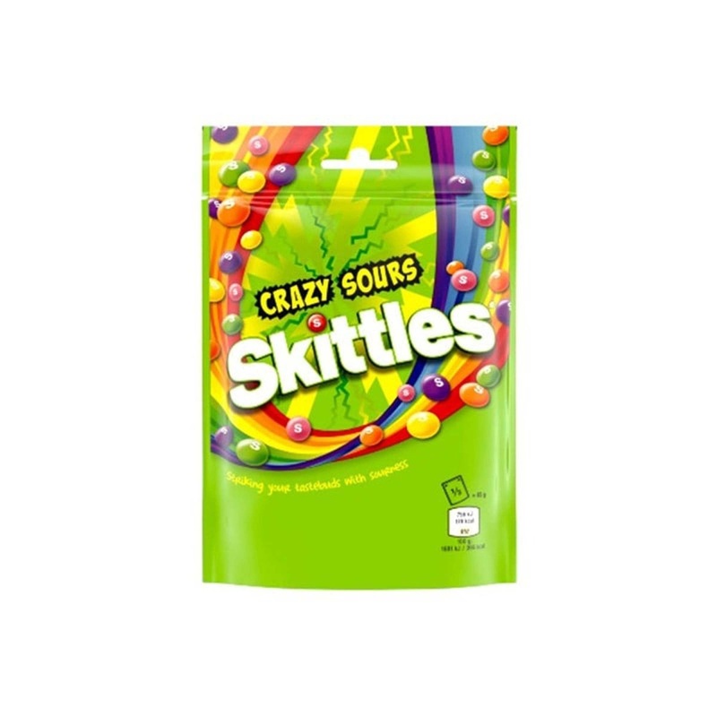 Crazy Sour Skittles Candies, 136g, 1 Count