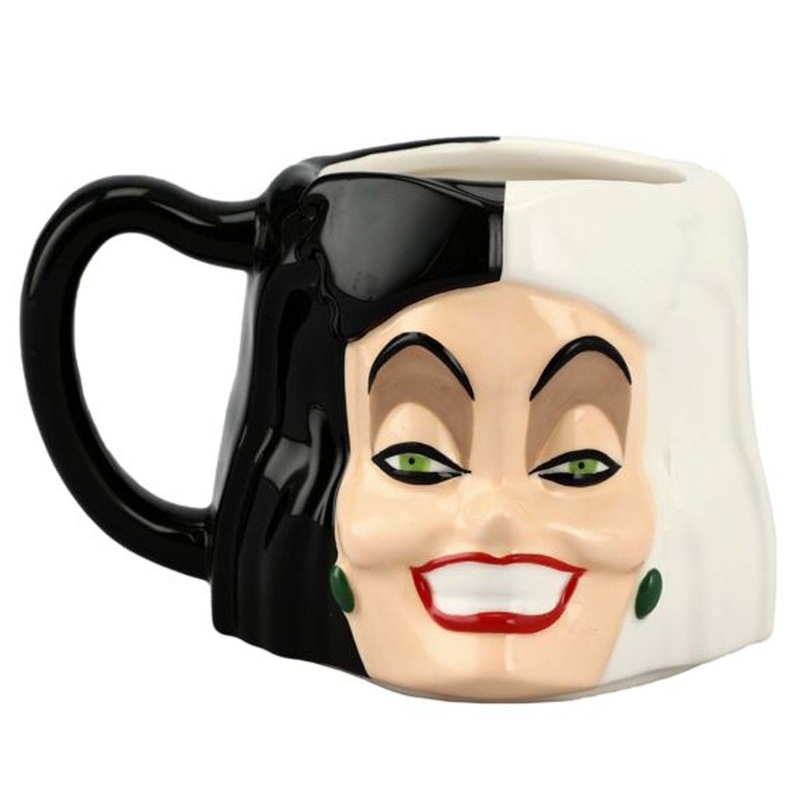 Cruella Sculpted Ceramic Mug, 101 Dalmatians, 16 Oz, 1 Count