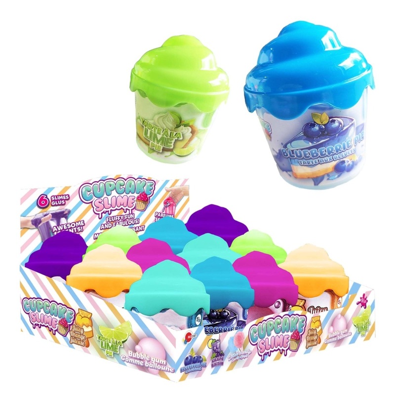 Cupcake Scented Slime, Assortment, 1 Count