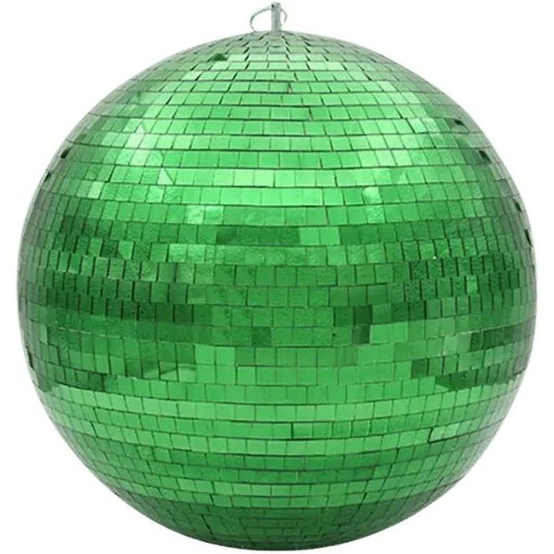 Green Disco Ball, 4 Inches, 1 Count