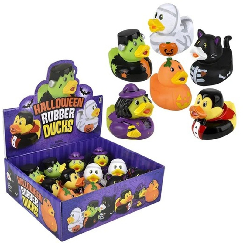 Halloween Rubber Duckies, Assortment, 1 Count
