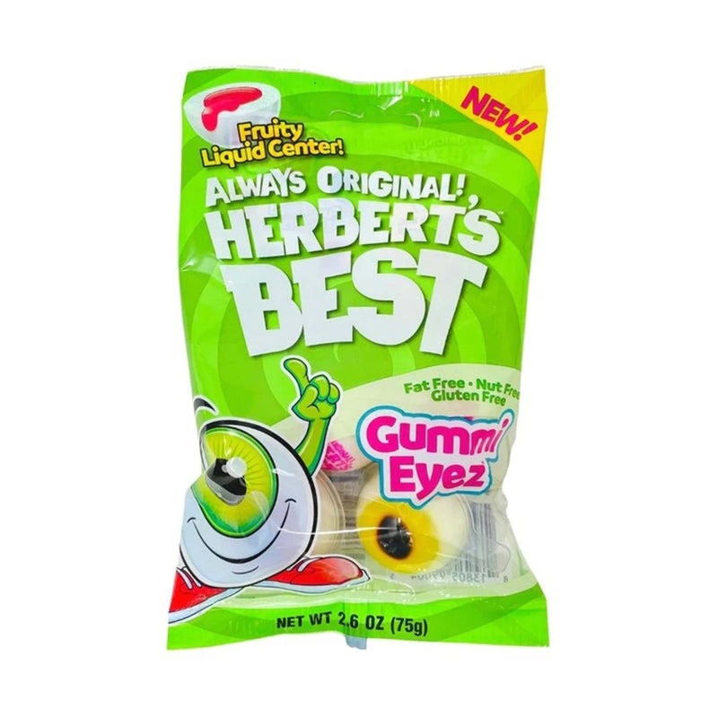 Herbert's Best Gummi Eyes Candies, 75g, 1 Count