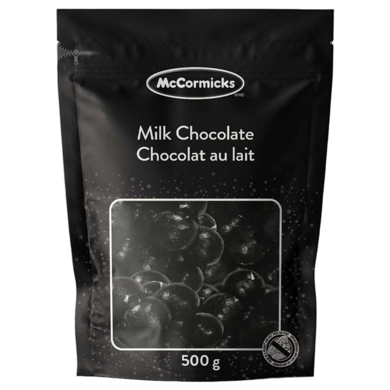 Milk Chocolate Balls, Black, 500g, 1 Count