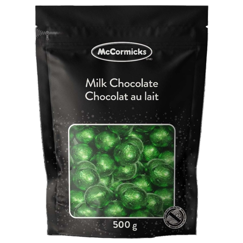 Milk Chocolate Balls, Green, 500g, 1 Count