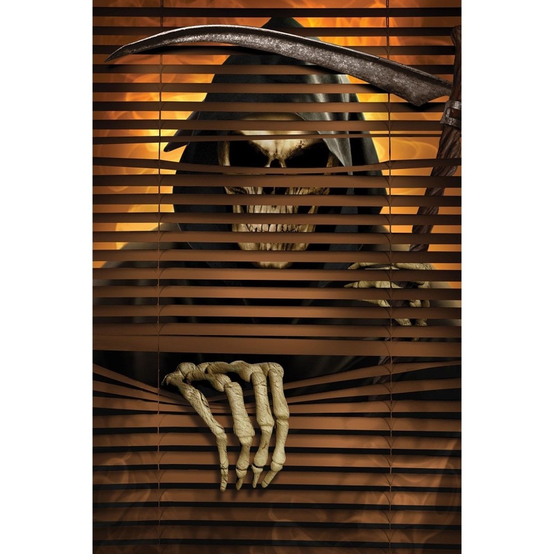 Reaper with Scythe Window Cover, 36 Inches, 1 Count
