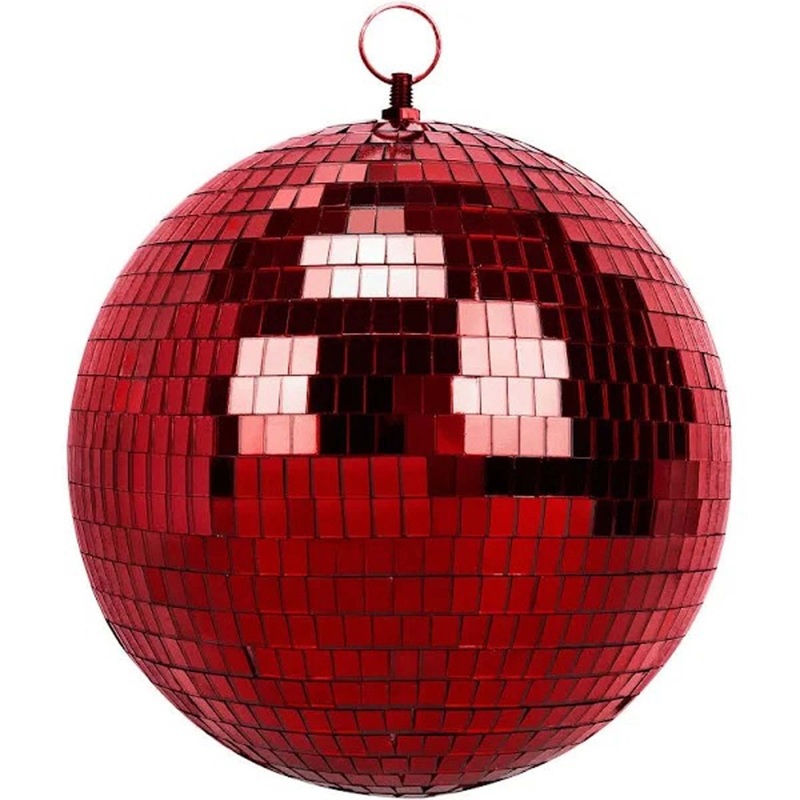 Red Disco Ball, 4 Inches, 1 Count