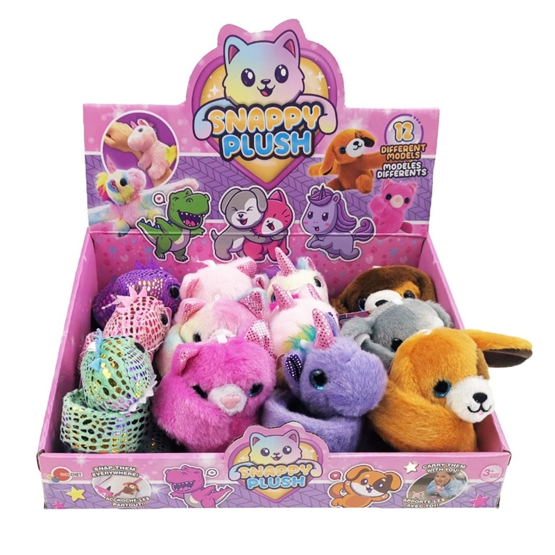 Snappy Plush Bracelet, Assortment, 1 Count