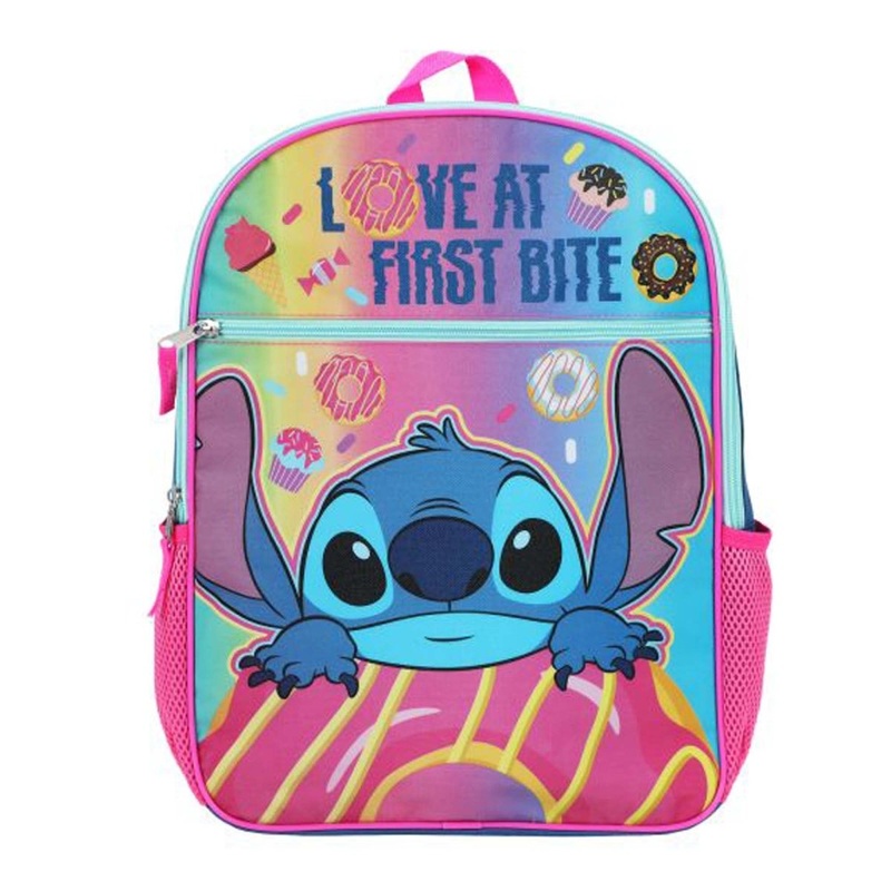 Stitch "Love at First Bite" Backpack, Lilo and Stitch, Disney, 16 Inches, 1 Count