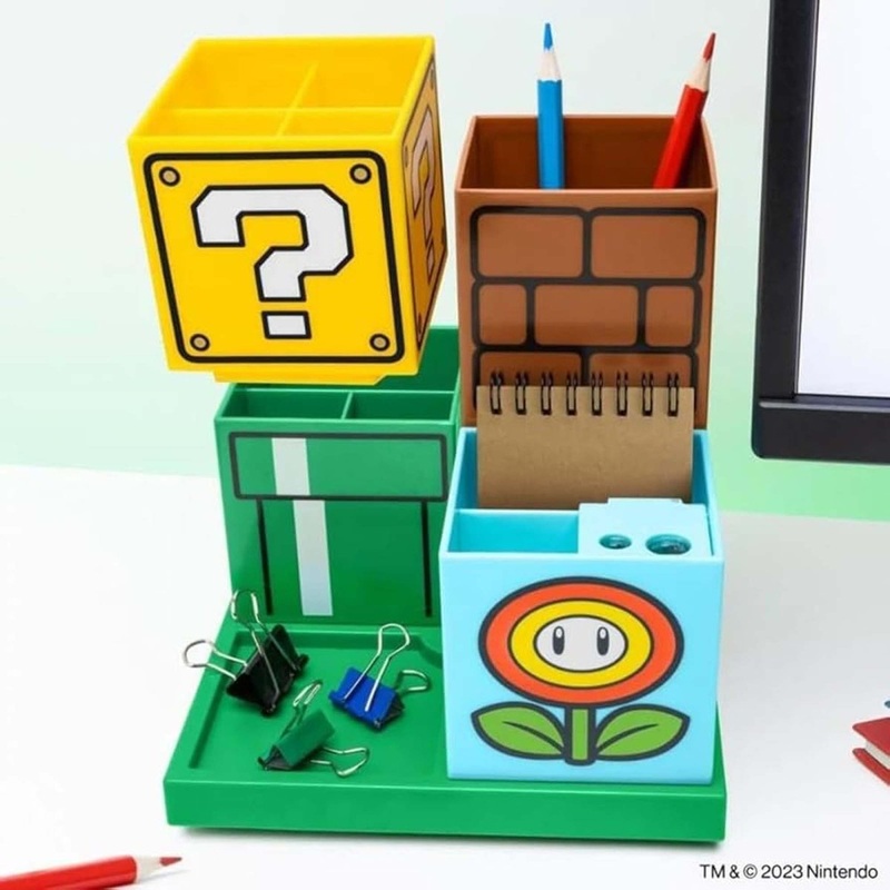 Super Mario Bros Desktop Organizer, Nintendo, 1 Count