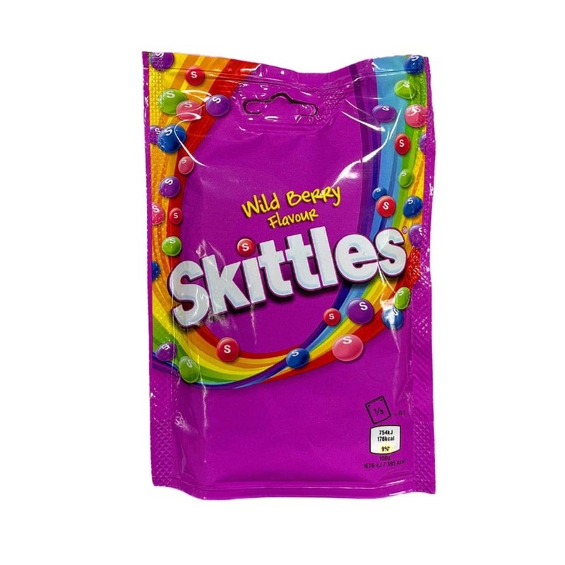 Wild Berry Skittles Candies, 136g, 1 Count