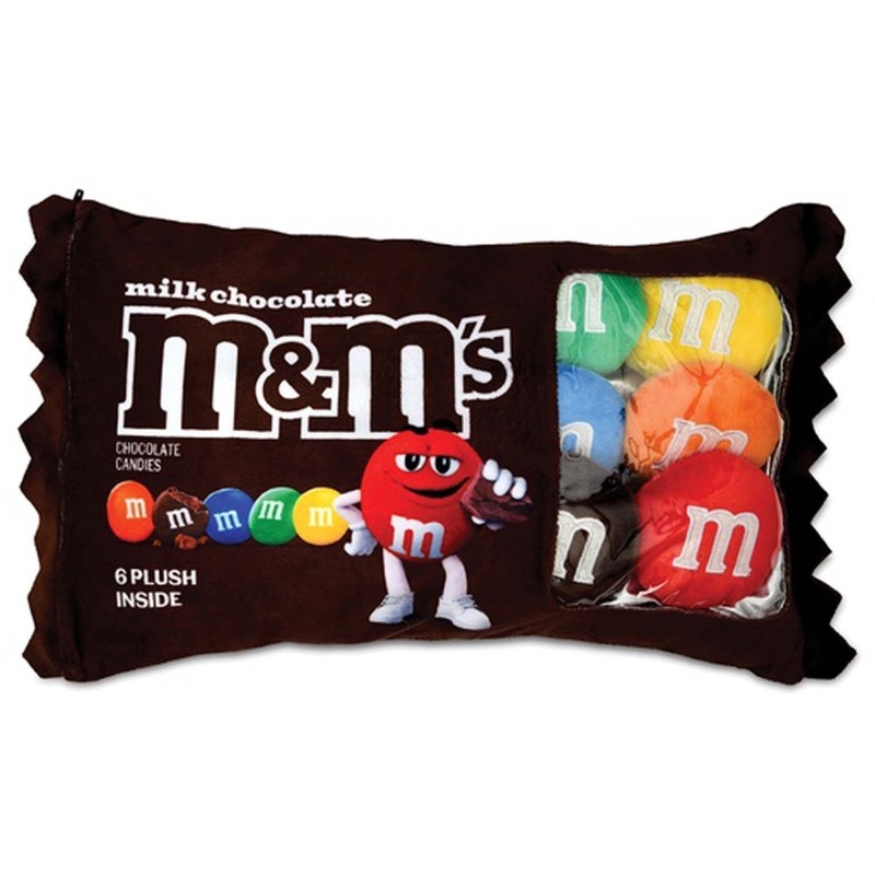 Chocolate M&M Packaging Plush, 17 Inches, 1 Count