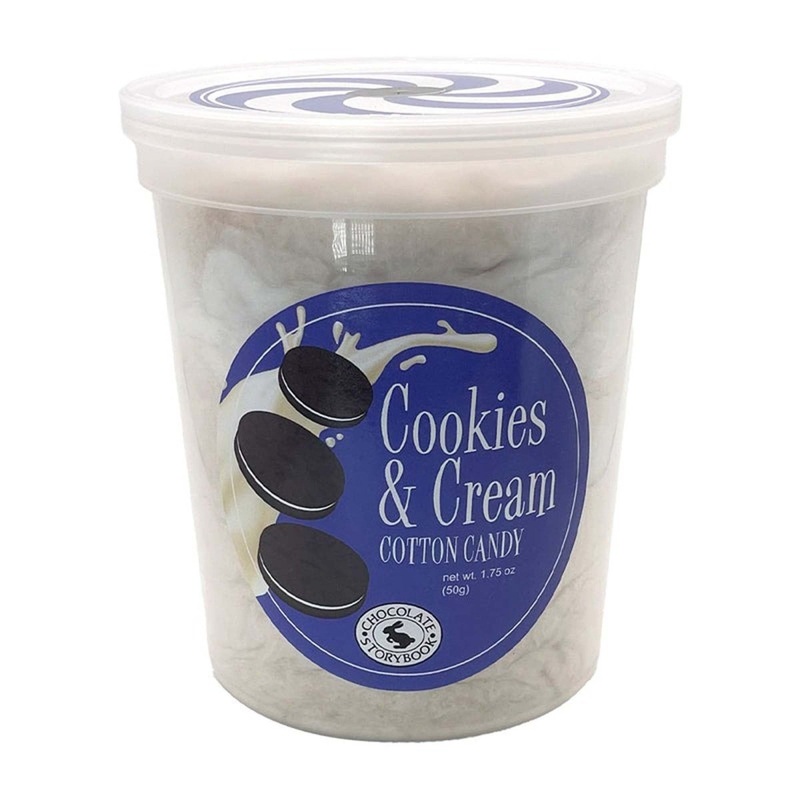Cookie and Cream Cotton Candy, 50g, 1 Count
