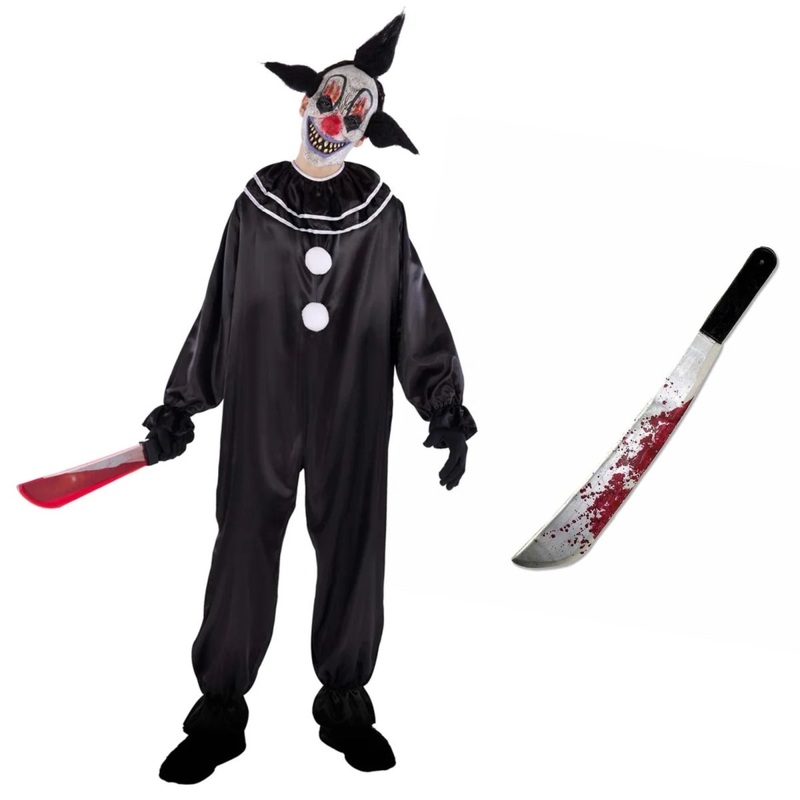 Creepy Clown Costume Kit for Adults