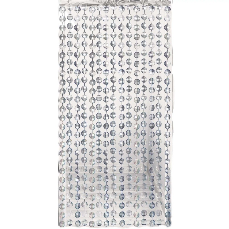 Disco Door Curtain, 36 x 81 Inches, 1 Count