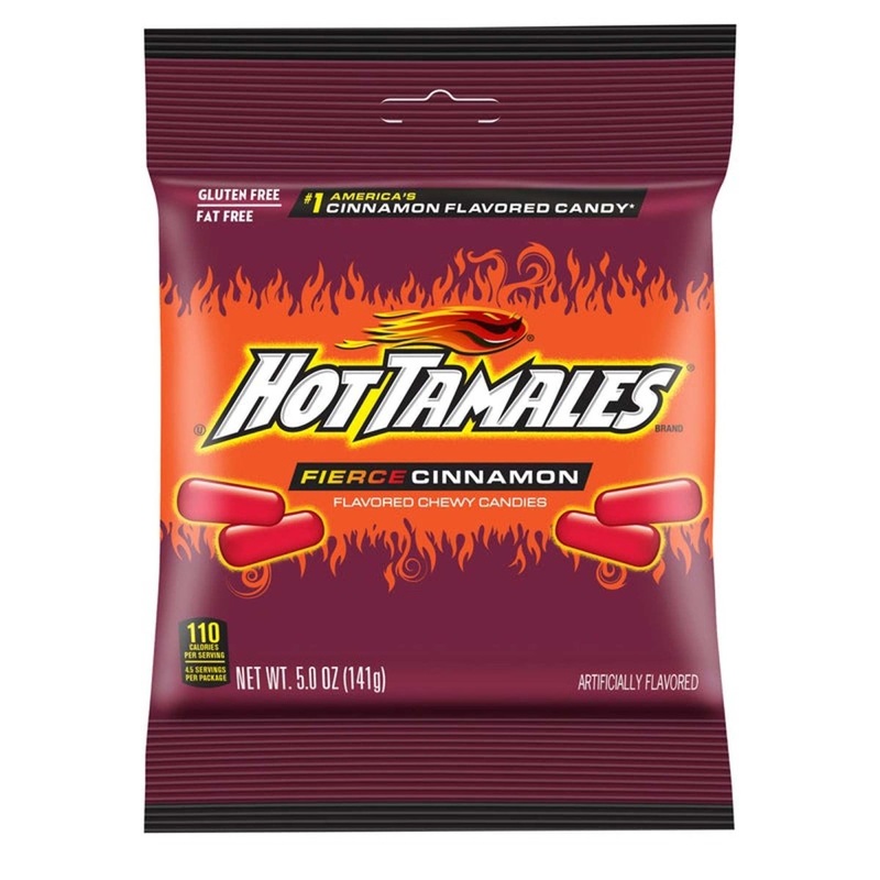 Hot Tamales Fierce Cinnamon Candies, 141g, 1 Count