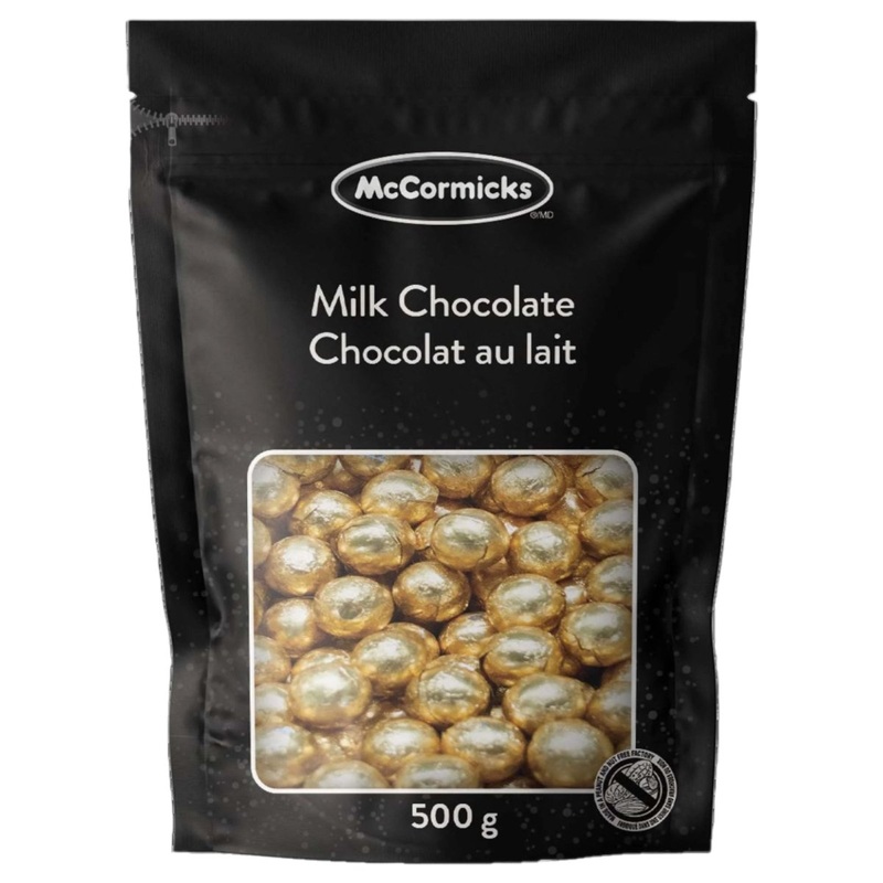Milk Chocolate Balls, Gold, 500g, 1 Count