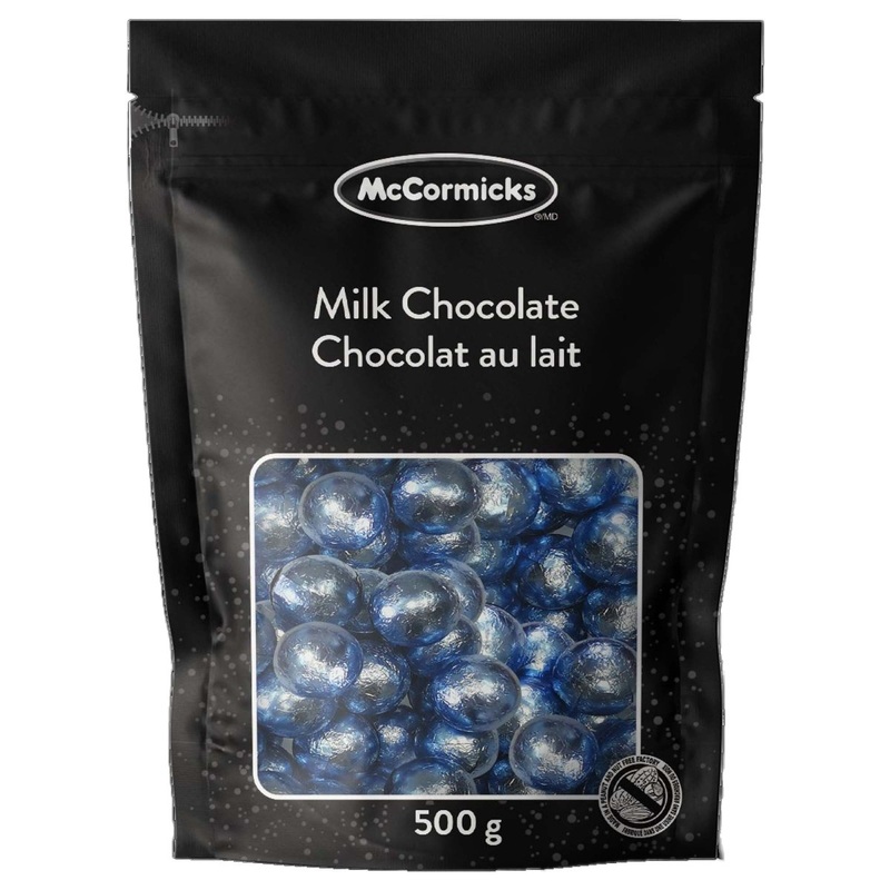 Milk Chocolate Balls, Light Blue, 500g, 1 Count
