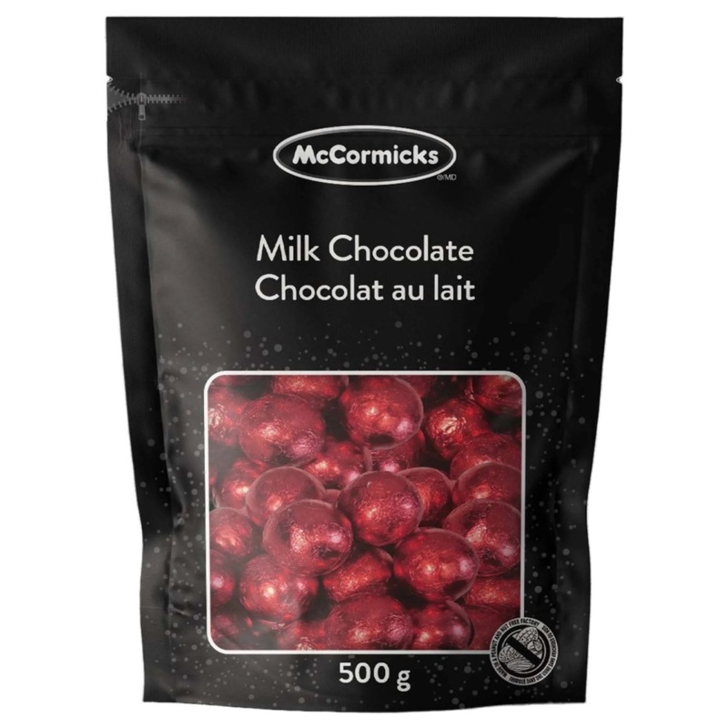 Milk Chocolate Balls, Red, 500g, 1 Count