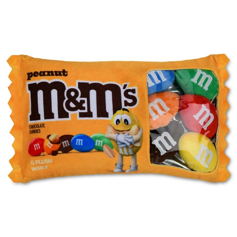 Peanut M&M Packaging Plush, 17 Inches, 1 Count