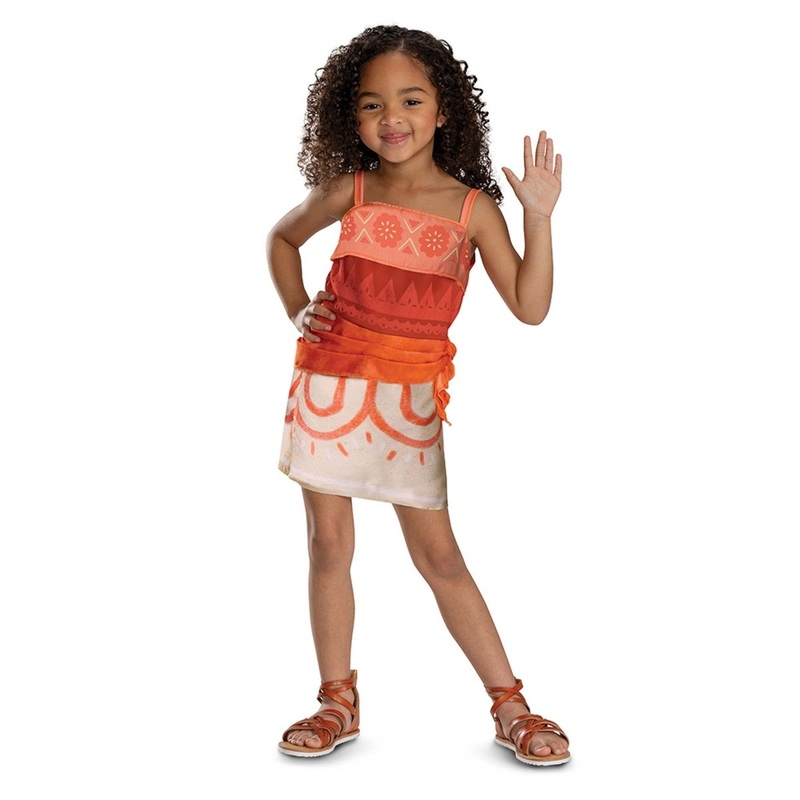 Simea Costume for Toddlers, Moana 2, Disney, Dress with Attached Sash 2T