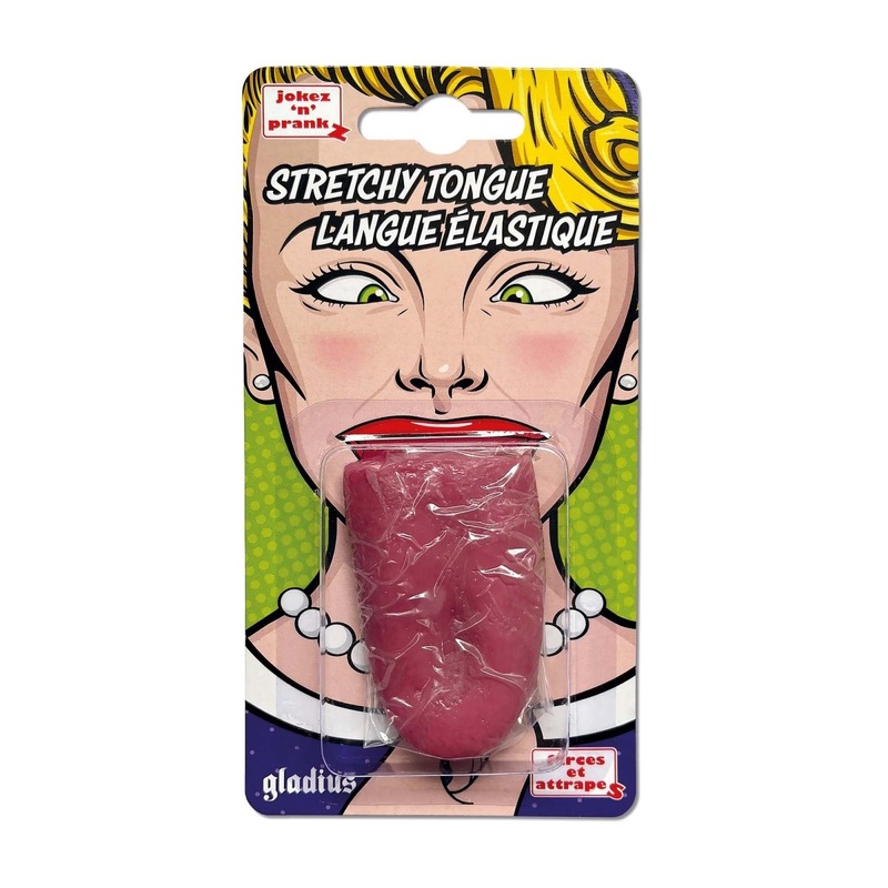 Stretchy Tongue Prank, 1 Count