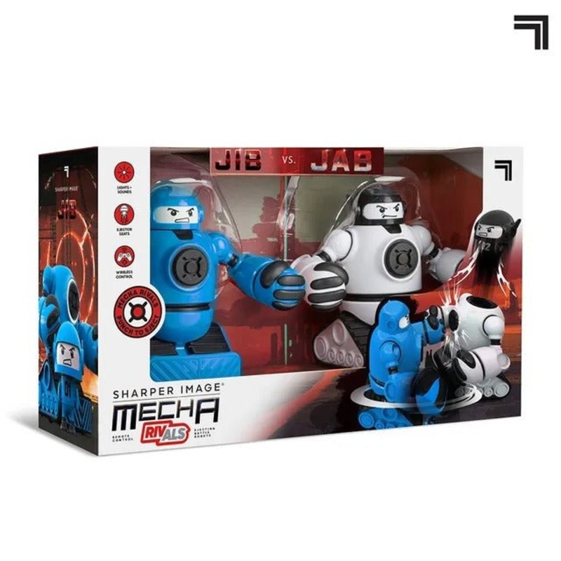 Toy RC Mecha Rivals, Blue vs White, 1 Count