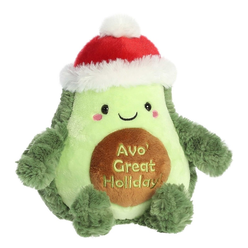 Avocado  "Avo' Great Holiday" Christmas Plush, 11 Inches, 1 Count