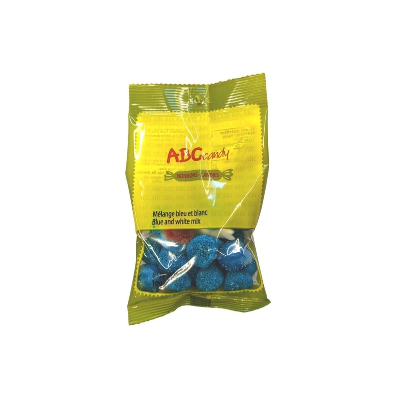 Blue and White Mix Candies, 100g, 1 Count