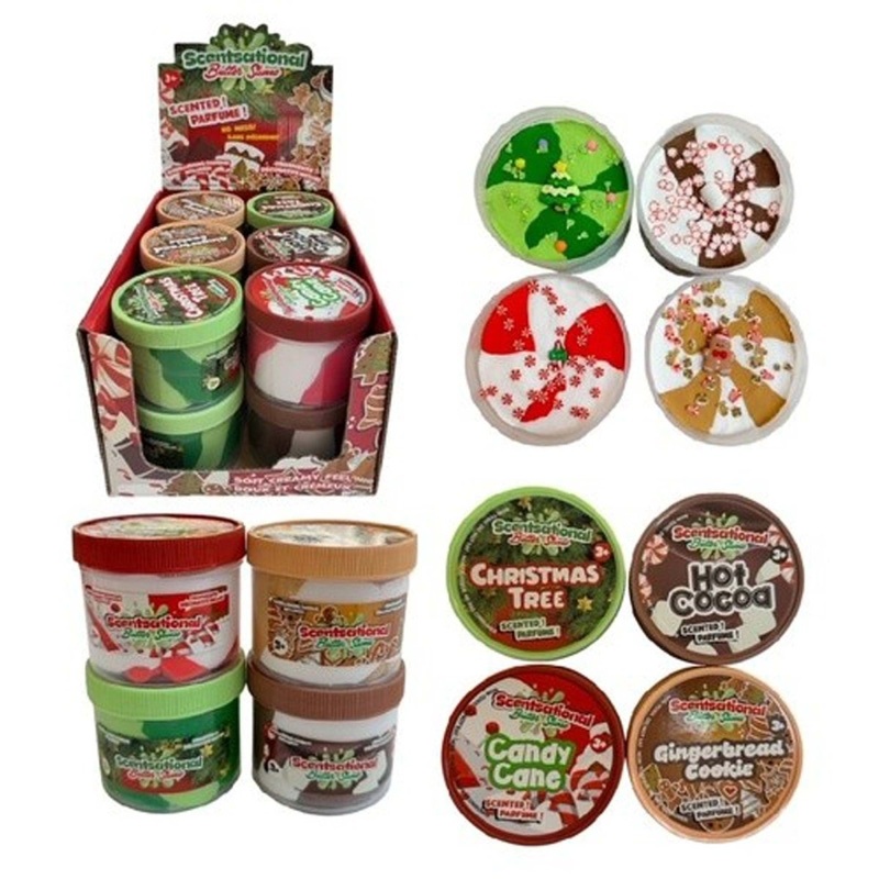 Christmas Scented Butter Slime, Assortment, 1 Count