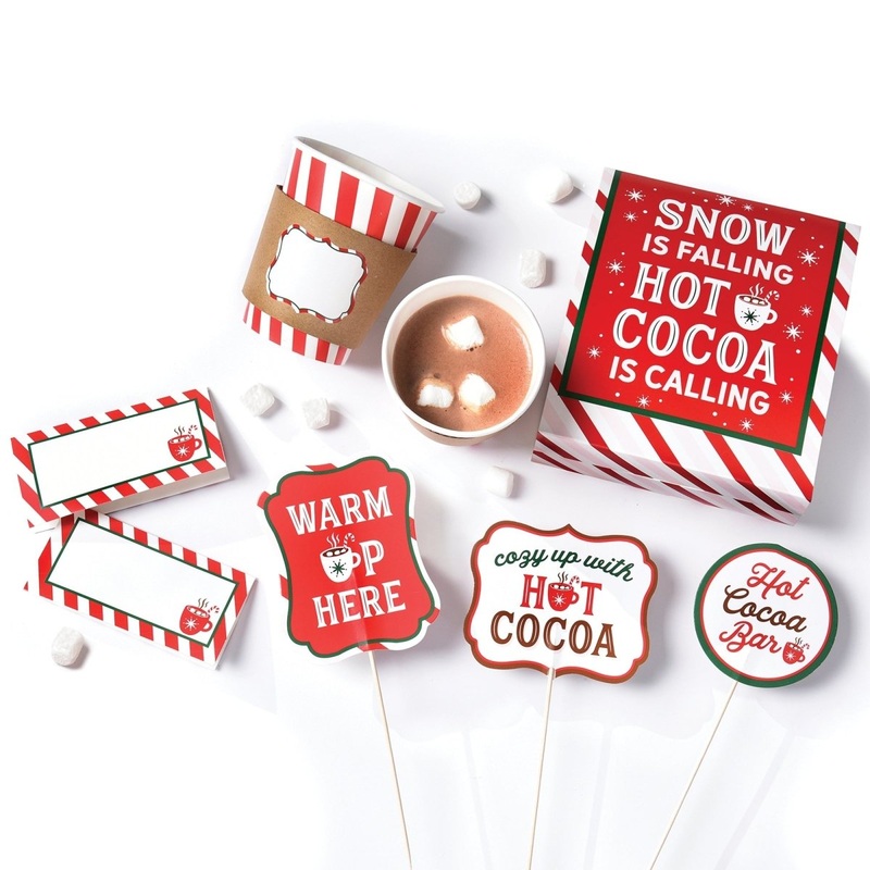 Cocoa Bar Party Accessory Kit, 46 Count