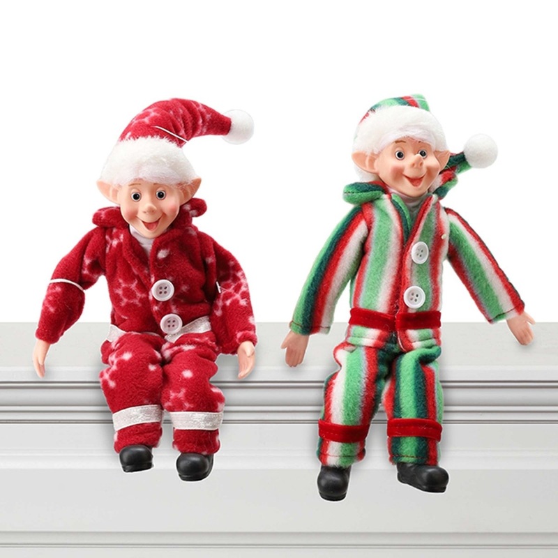 Flexible Fabric Elf In Sleepwear, 10 Inches, Assortment, 1 Count