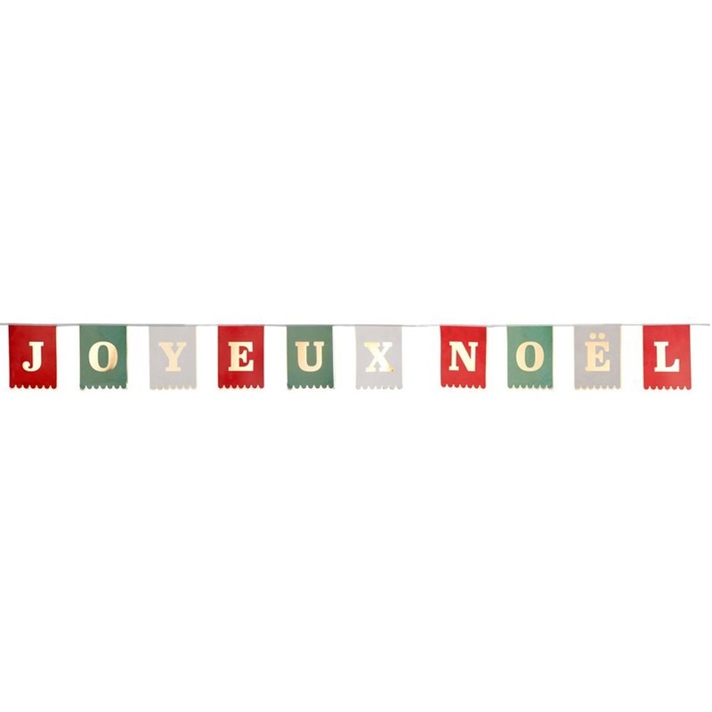 "Joyeux Nol" Christmas Banner, 196 Inches, 1 Count