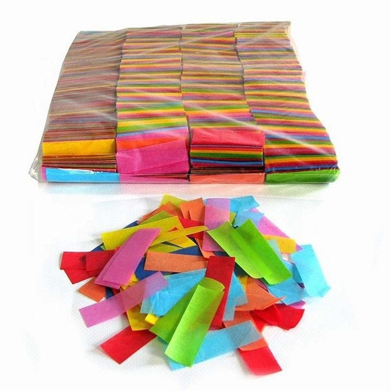 Multicolored Bulk Confetti, 1 Kg, 1 Count