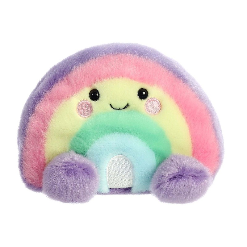 Palm Pals Vivi Rainbow Plush, 5 Inches, 1 Count