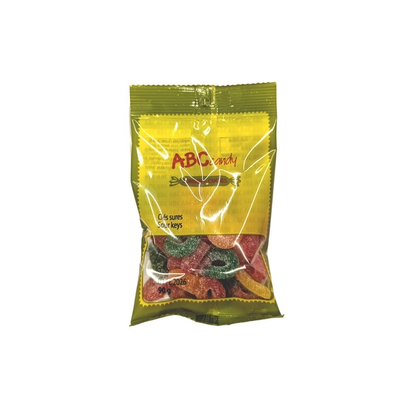 Sour Key Candies, 100g, 1 Count