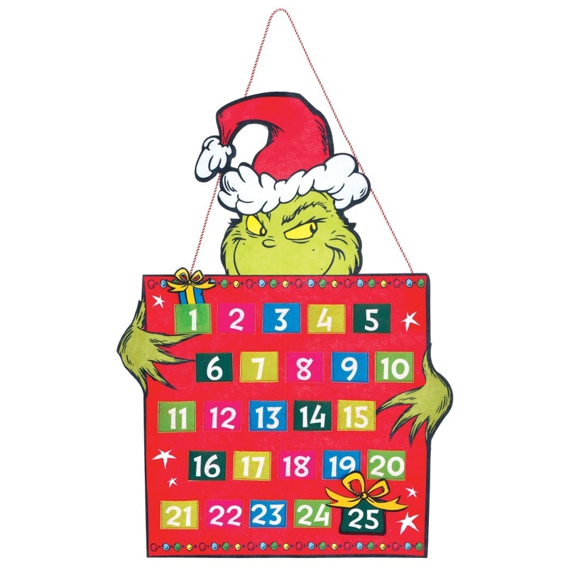 The Grinch Christmas Countdown Calendar, 1 Count