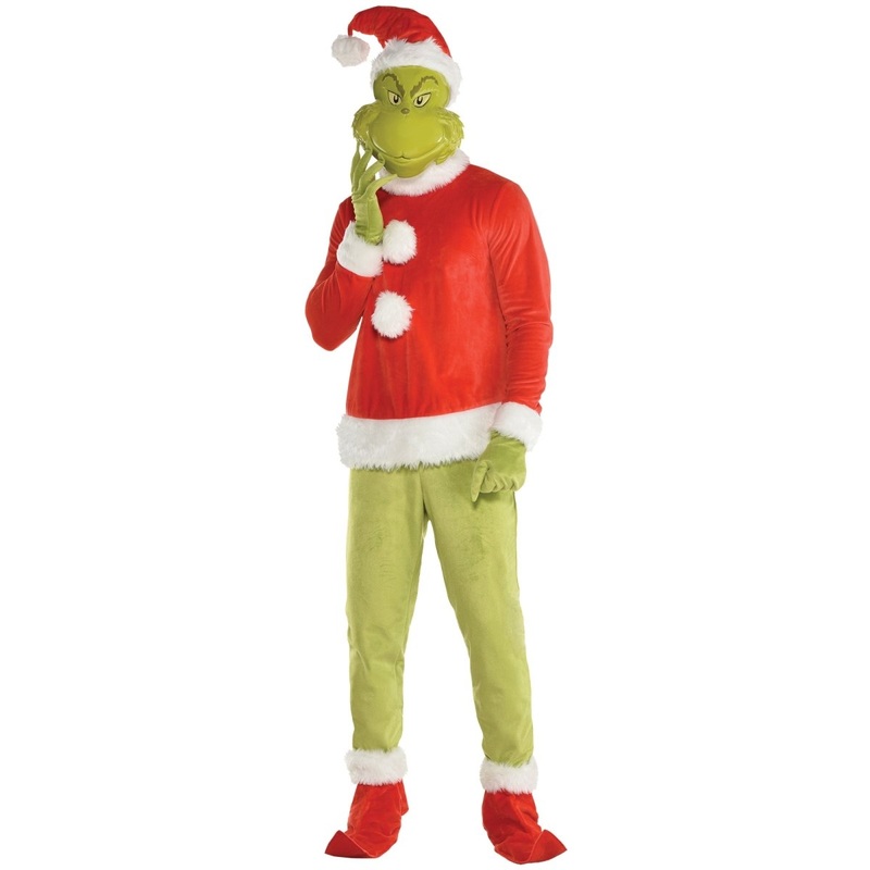 The Grinch Santa Costume for Adults STD