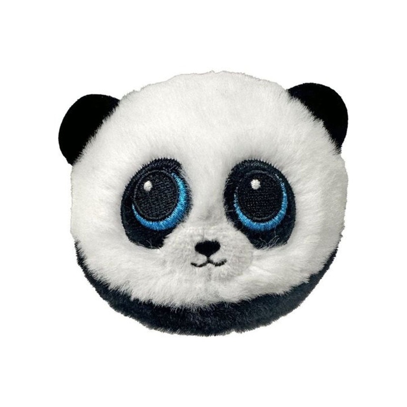 TY Beanie Bouncers Panda Plush, Checkers, 4 Inches, 1 Count